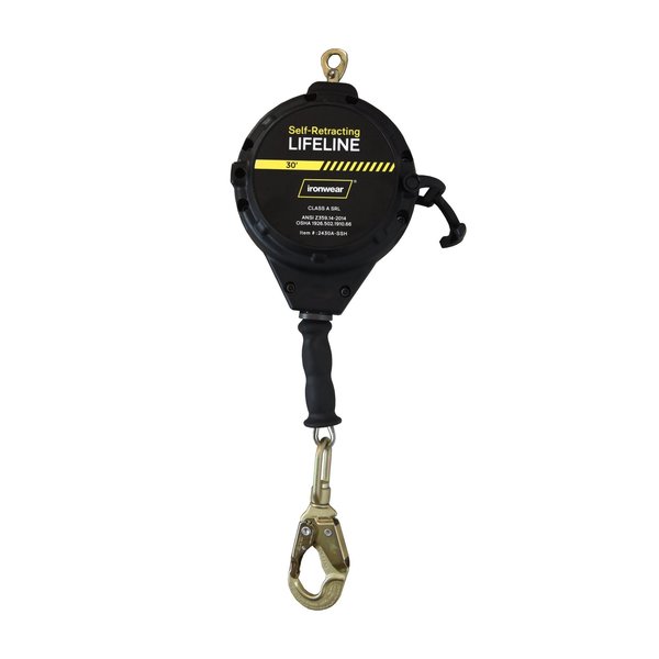 Ironwear 30’ Class A SRL w/ Steel Snap Hook 2430A-SSH